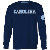 Classic Carolina Embroidered Logo Crewneck Sweatshirt